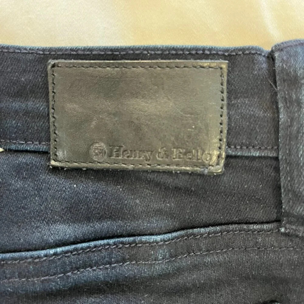 Henry & Belle | Dark Wash Super Skinny Mid Rise Denim Jeans | Size 26 - Picture 7 of 8